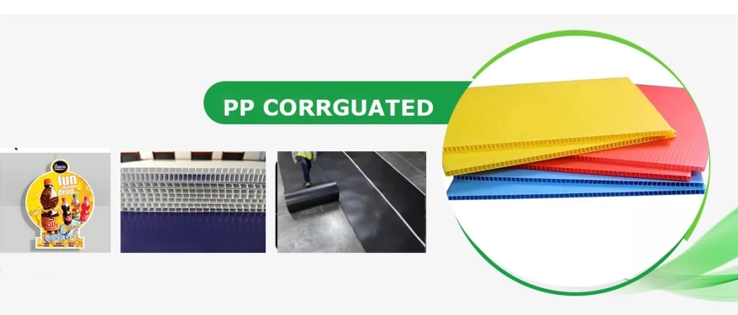 PP Hollow Coroplast Polypropylene Sheets 4X8FT Corrugated Plastic Sheet