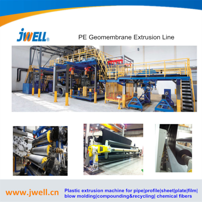 Chemical Resistant Water Proof HDPE (high-density polyethylene) Geomemberane Plastic Sheet Extruder