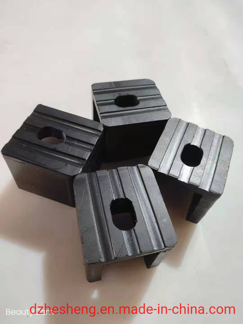 Black OEM Custom Nylon UHMW PE1000 Component Sliding Block Pulley