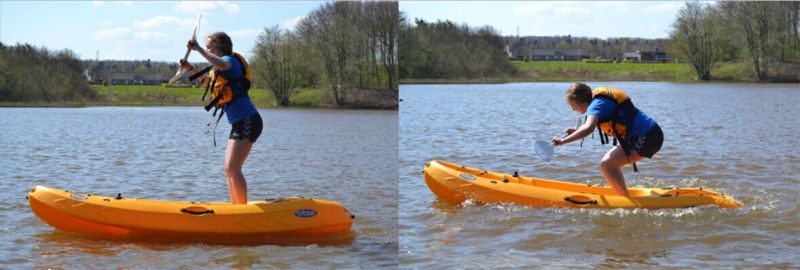 No Inflatable and Polyethylene Hull Material Single Sit on Top Kayak