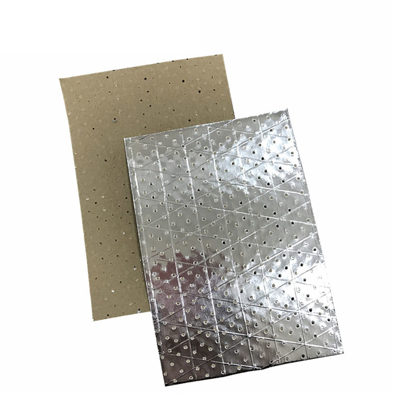 Silver Perforated Flame Retardant Heat Aluminum Foil Roofing