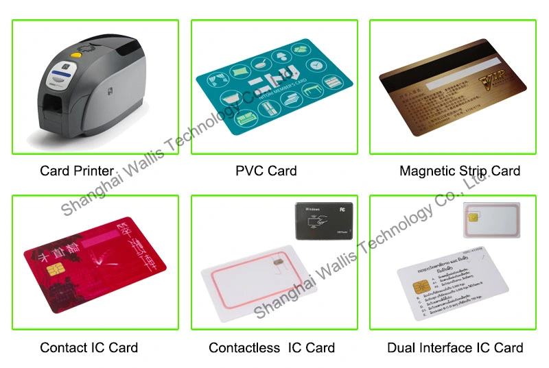 White Blank Printable Hard Plastic PVC Sheet Employee Portrait Hologram School Smart RFID NFC ID Card