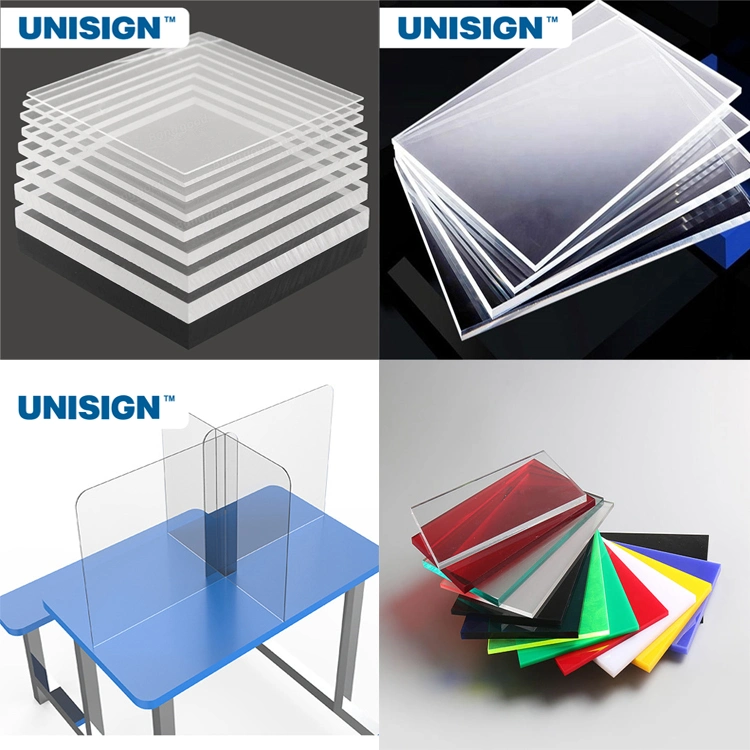 High Quality Customized Size Transparent Cast Acrylic Sheet / PMMA Sheet / Extruded Plexiglass Sheet