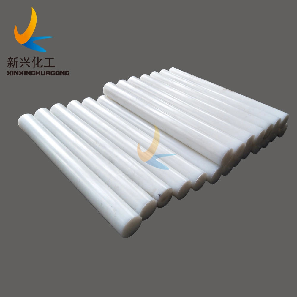 Extruded HDPE Polyethylene Plastic Rod UHMWPE Solid Round Rod