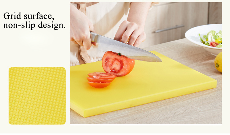 Safety and Durable PE/PP/HDPE Plastic Cutting/Chopping Board for Home