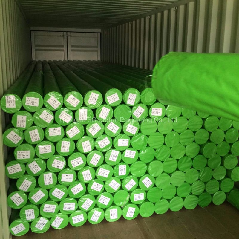 Double Coated 2.44m Green PE Tarpaulins for Covering