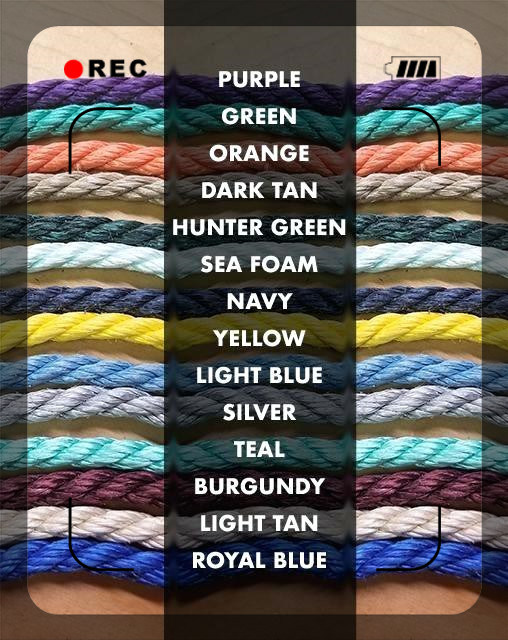 Colorful PE Twisted Marine Mooring Rope for Boat and Fishing