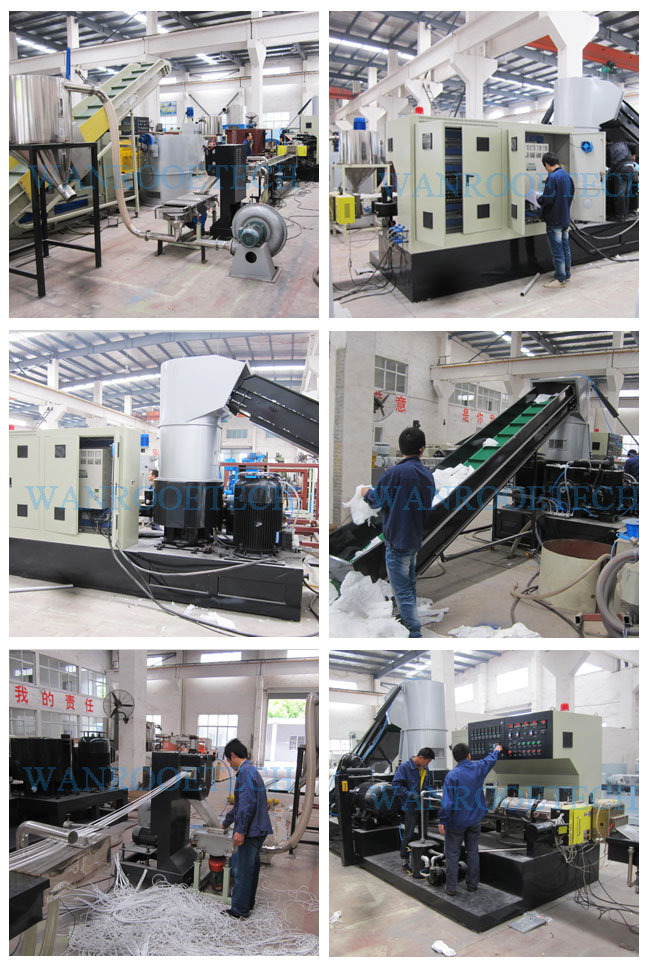 Pnhs Plastic PE Film Recycling Pelletizing Machine