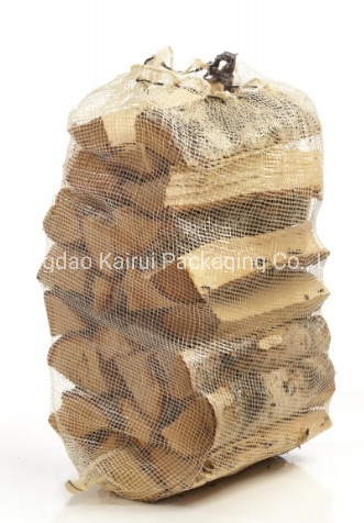 Durable UV PP Mesh Packing Bag for Firewood