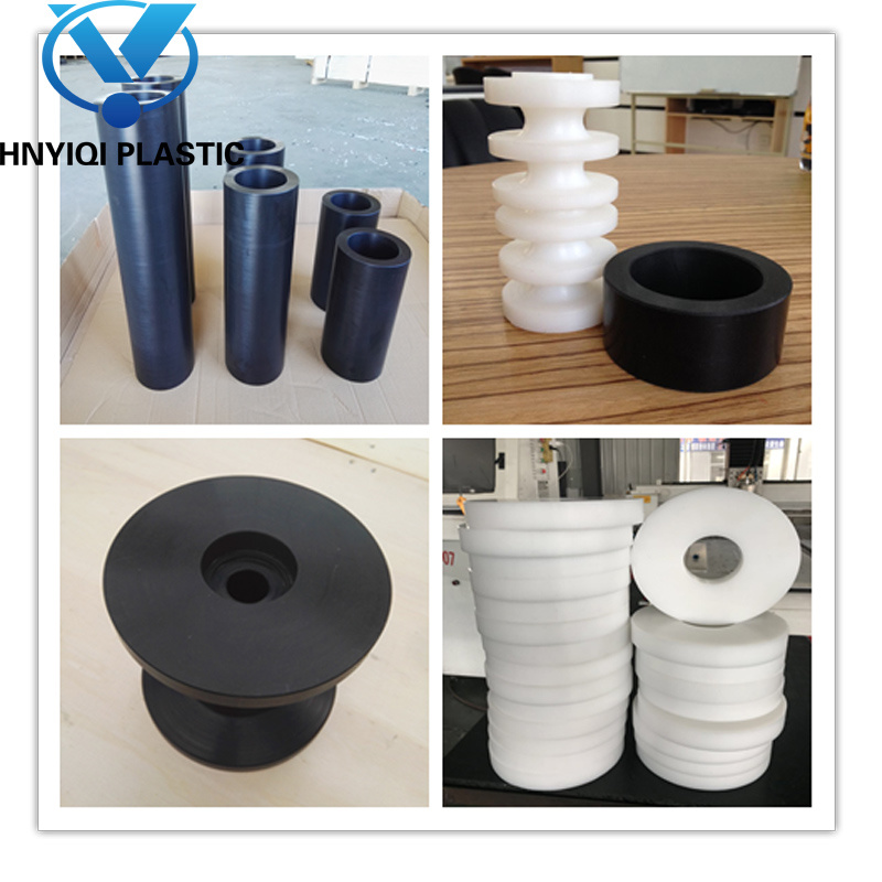 Customized UHMWPE Machinery Parts / HDPE UHMWPE Nylon Plastic Spare Part