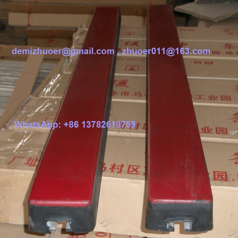 UHMW Cap Conveyor Rubber Impact Bar for Conveyor Belt