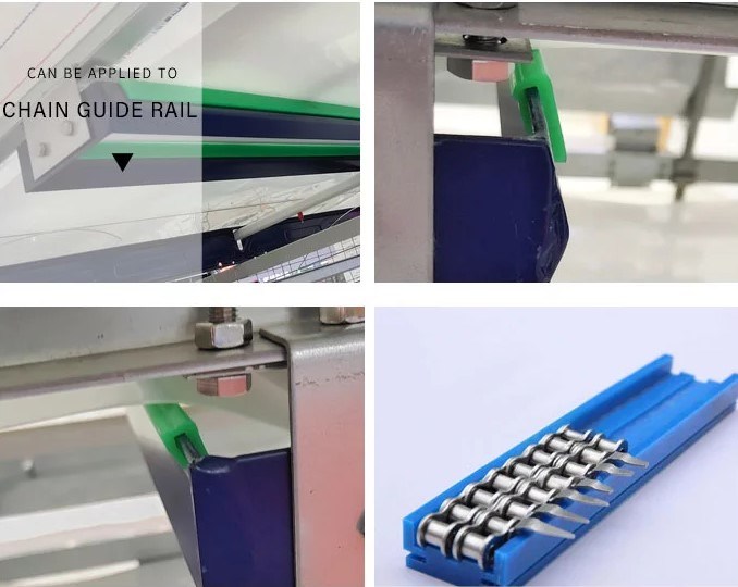 Enginneer Plastic UHMWPE Conveyor Chain Sliding Guide Rail