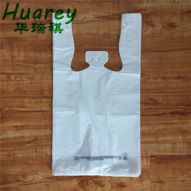 Top Sale Custom Printed HDPE Plastic T-Shirt Plastic Bag