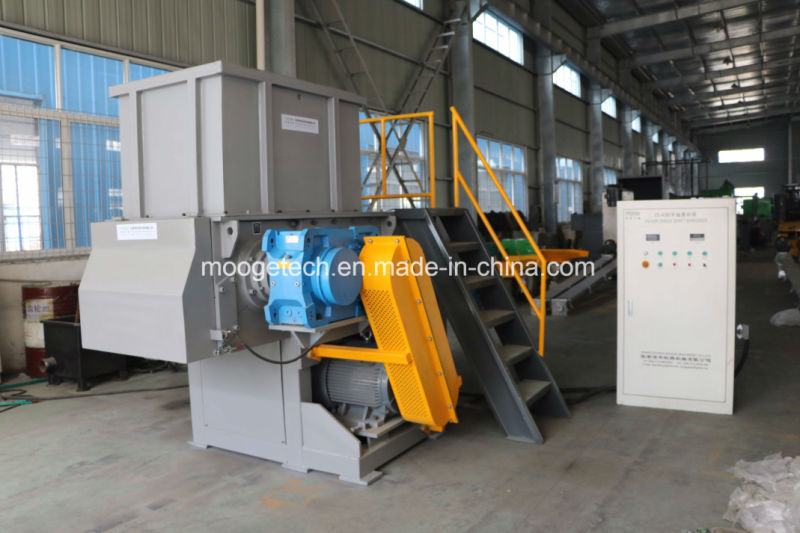 Single shaft HDPE lump pipe plastic shredder