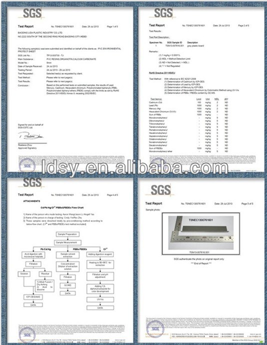 PVC Rigid Clear Thick/Thin PVC Sheet