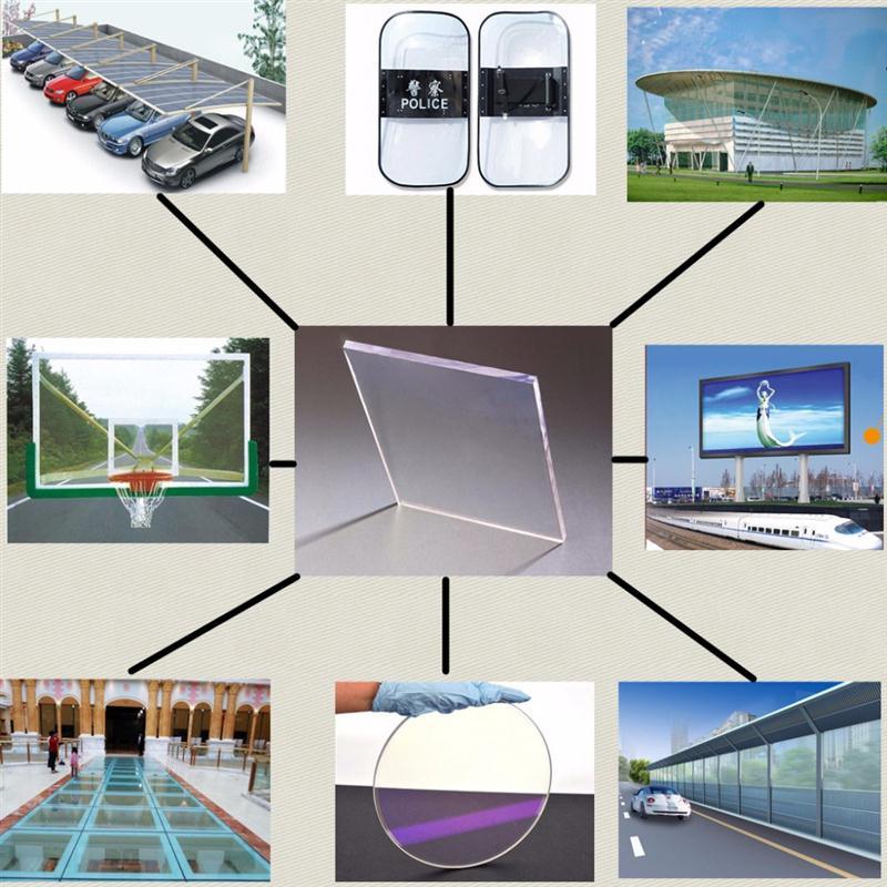 Anti-UV Polycarbonate Solid Sheet CNC Proudcts for ATV Front Windshield