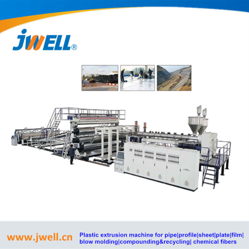 Chemical Resistant Water Proof HDPE (high-density polyethylene) Geomemberane Plastic Sheet Extruder