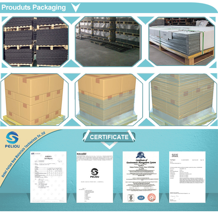 Light Weight Customized Plastic UHMWPE Sheet for Skating Treadmill