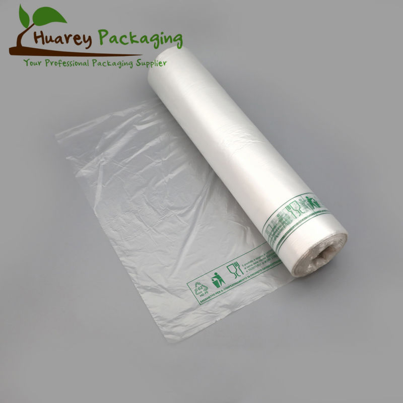 HDPE/LDPE/PE Plastic Disposable Food Produce Bags on Roll