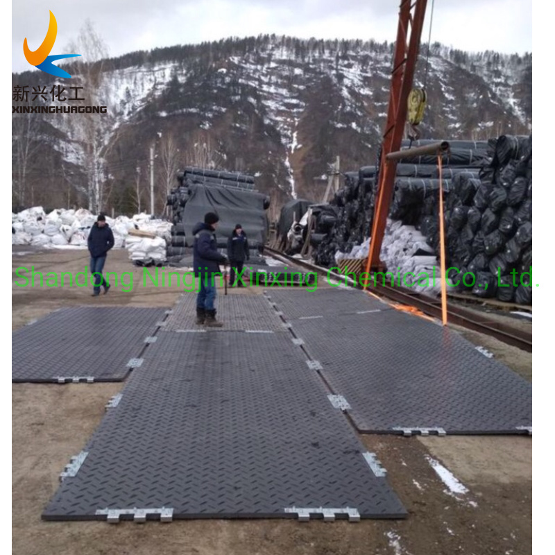 4X8 Plastic HDPE Ground Protection Mats for Heavy Equipment