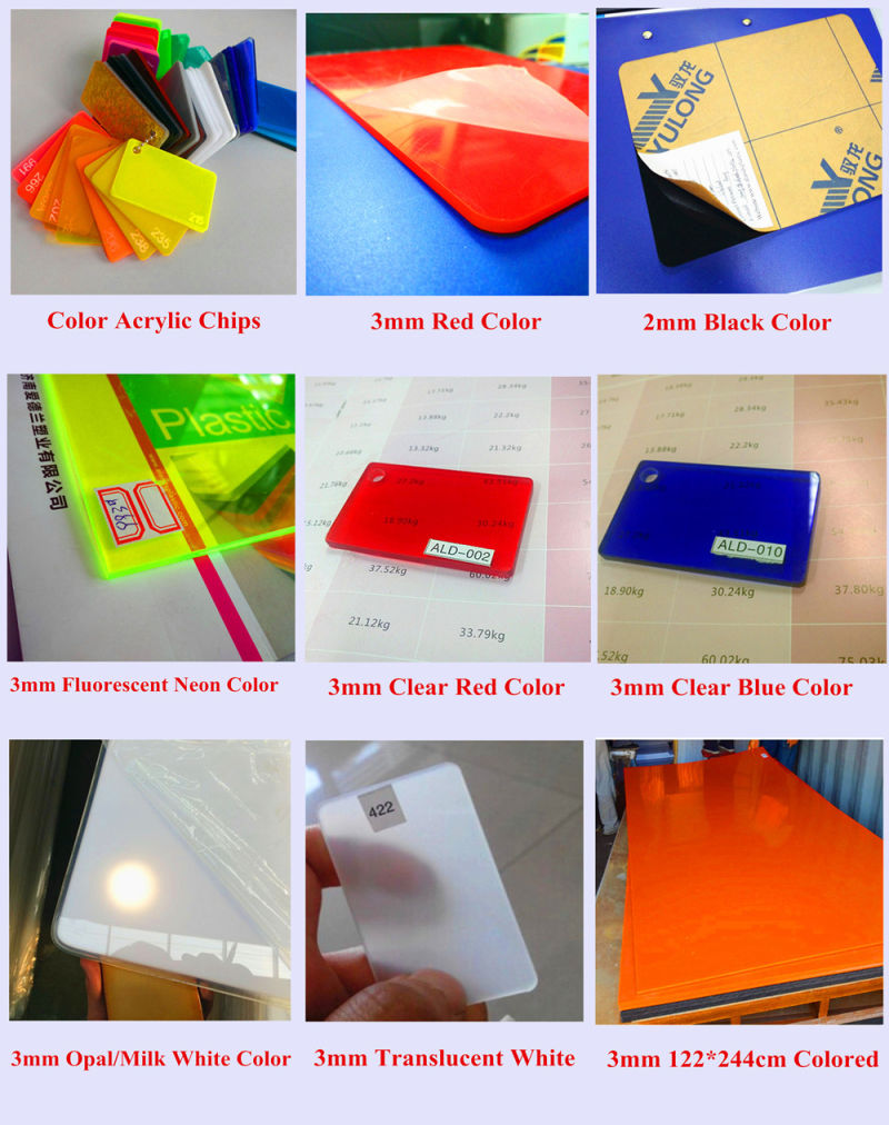 Customized Size 3050X2050mm Plexiglass Plastic Board
