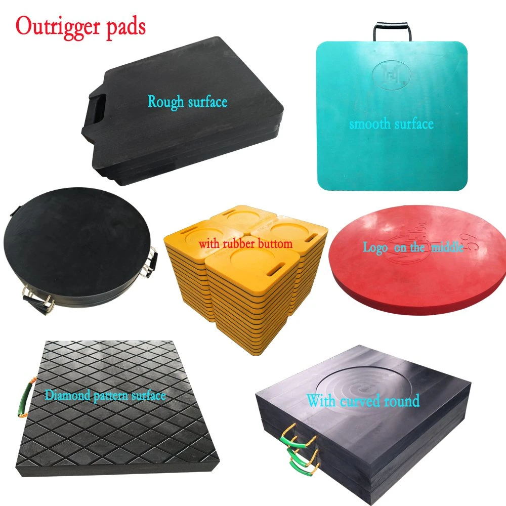 Outrigger Bearing Pads, Jack Stand Foot Support Mats, UHMWPE Crane Pads