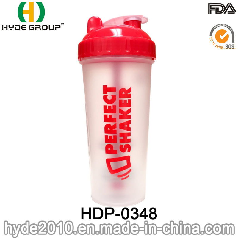Portable Plastic Shaker Cup, BPA Free Plastic Shaker with Connection Rod (HDP-0348)
