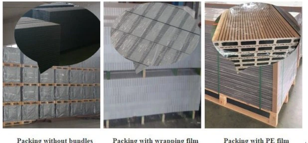 Wholesale Moisture-Proof Interlocking WPC Decoration HDPE Wooden Texture Decking Panel