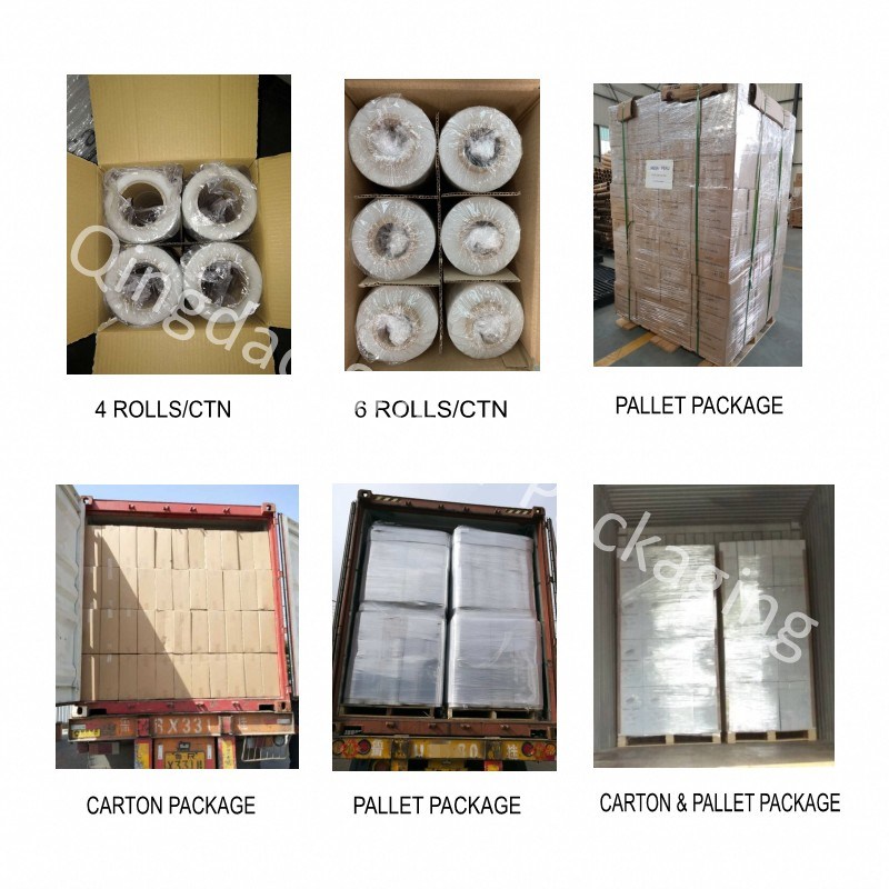 Europe Popular 17/20/23mic LLDPE Shrink Wrap Folie Stretch Film Roll