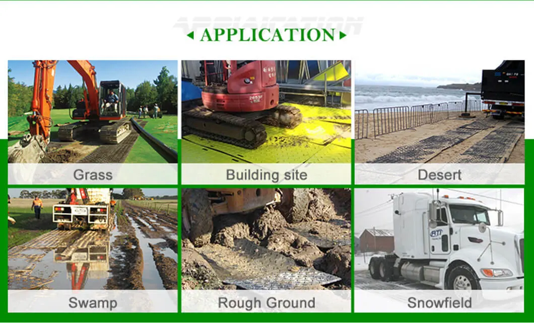 Reusable Ground Protection Mats Trackway China HDPE Ground Mat