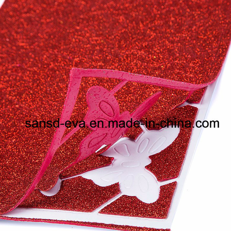 Craft Adhesive Glitter Foam Sheet New Design EVA Glitter Foam Sheet