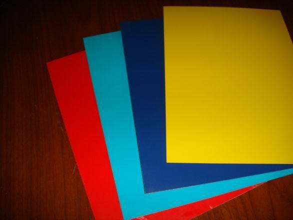 China high quality roofing PE PVDF colour coated aluminium sheet