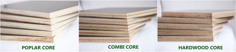 16mm 17mm 18mm Marine Plywood Board Finger Join Core Black Film Faced