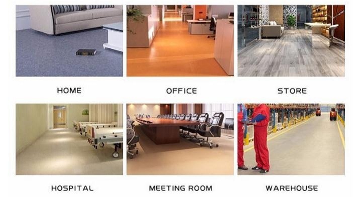 Static Dissipative PVC Vinyl Flooring for Computer Room
