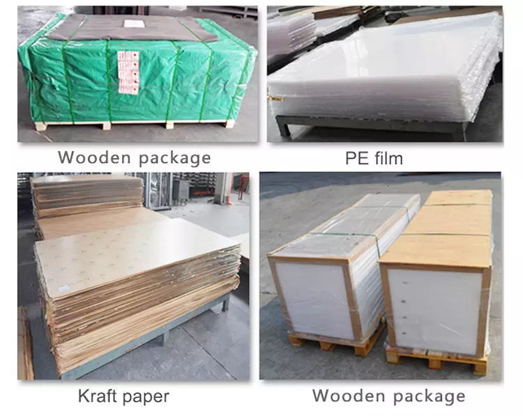 Heavy Duty Plastic Plates 3mm HDPE Plastic Types Award Acrylic Sheet