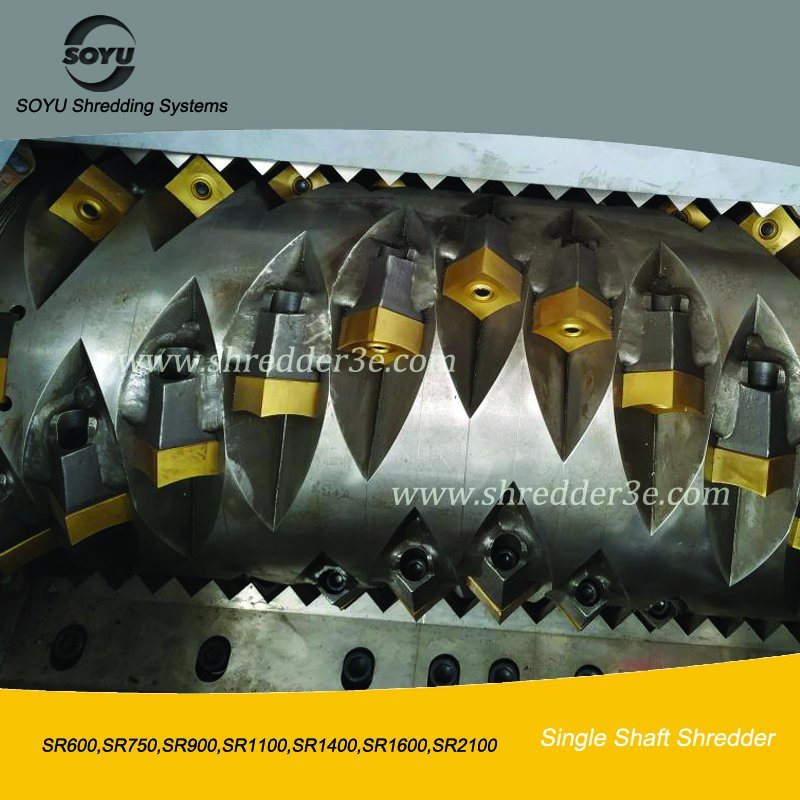 Waste Plastic Single Shaft Shredder/Customized Plastic Crusher