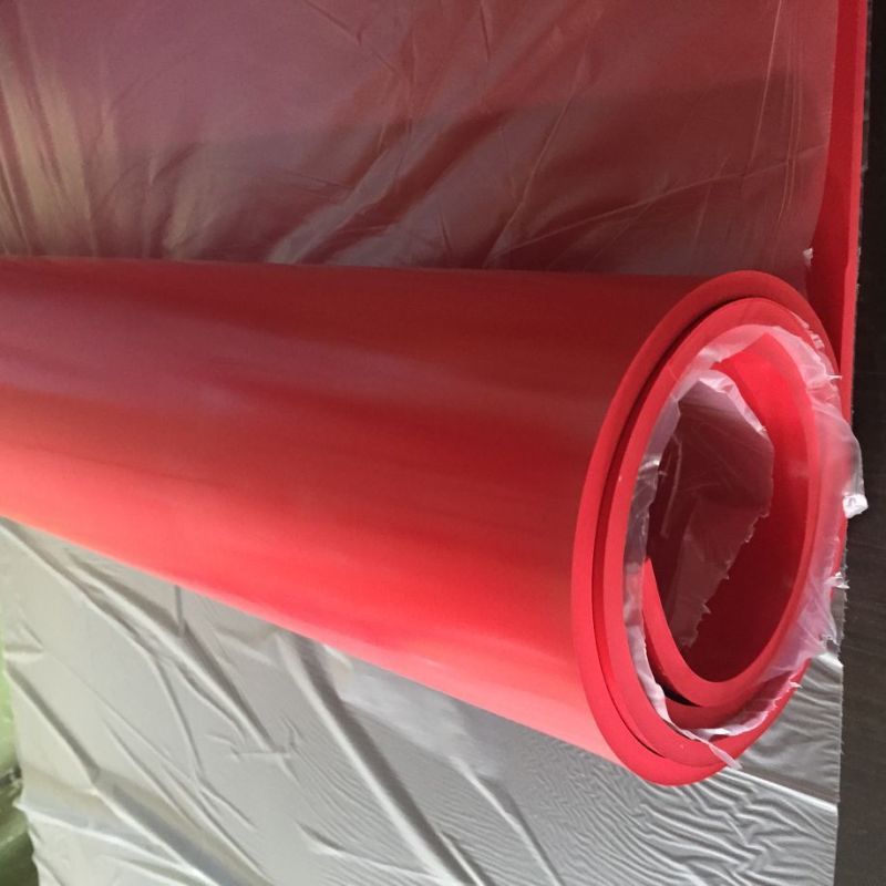 Gray Color Latex Rubber Sheet Roll