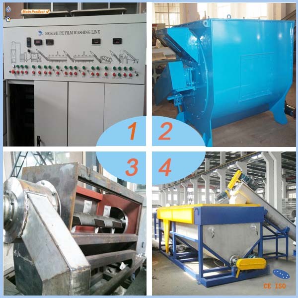 Used Plastic Recycling PE Film Washin Equipment (PE 400)