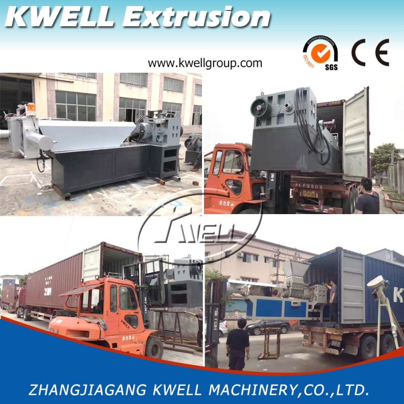 PE PP Soft/Rigid Plastic Recycling Granulator, PE PP Granule Extruder