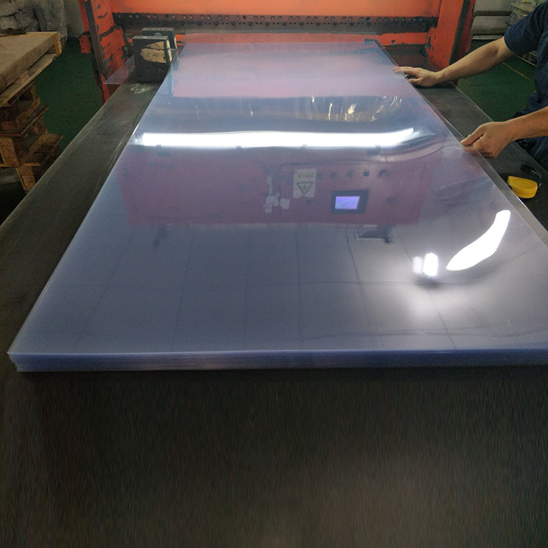 Manufacturer 0.8mm Transparent Clear Rigid 4X8 PVC Sheet