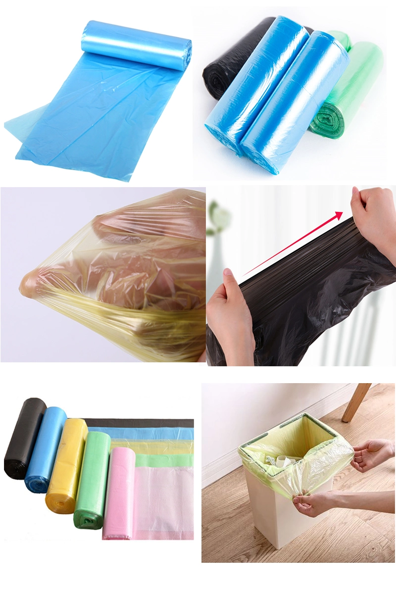 HDPE Plastic Rubbbish Bag Garabge Bag on Roll Used in Kitchen