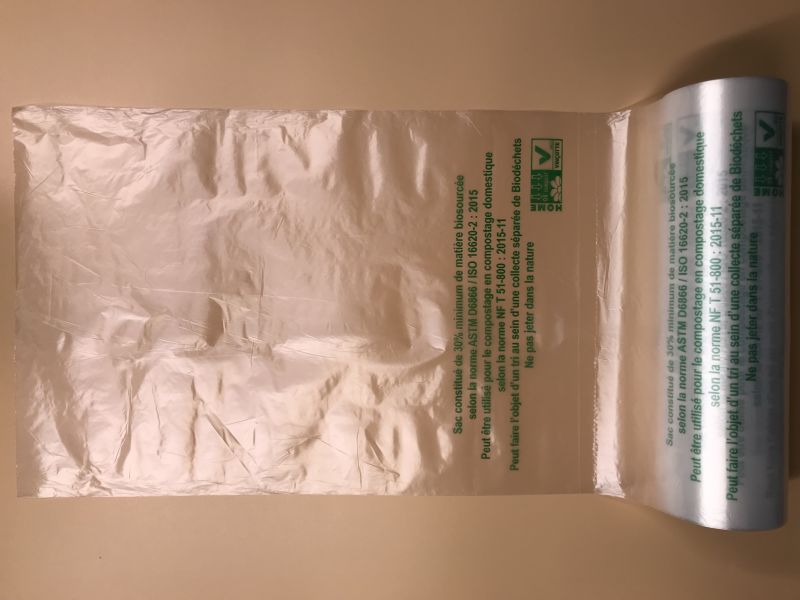 HDPE/HDPE Plastic Shopping Transparent Food Storage Flat Roll Bag