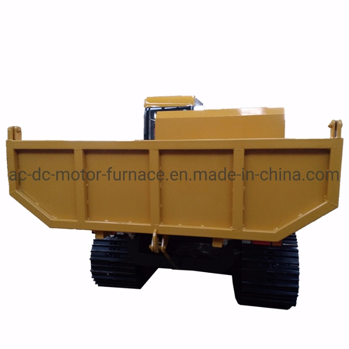 Source Factory of Crawler Transport Chain Rail Car Tipper Car in Swampy Snow Forest Land