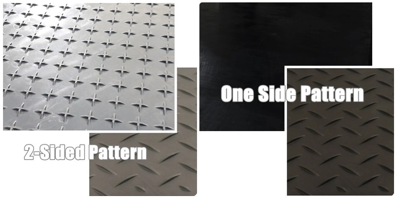 HDPE Construction Track Road Mat / Ground Protection Mat HDPE / Heavy Duty Roll Mat