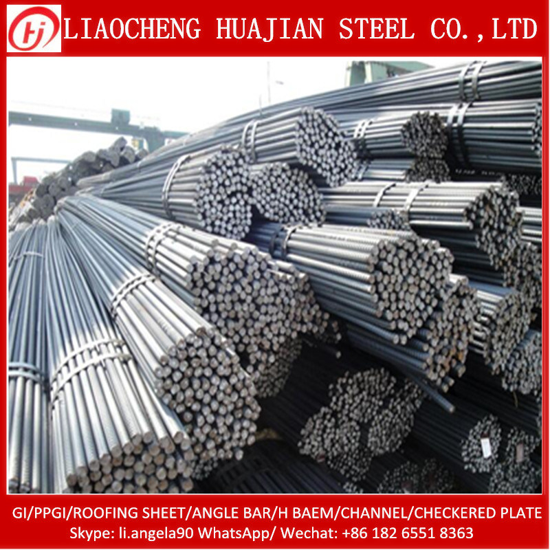 Building Material Deformed Reinforcing Steel Rebar Iron Rod Bar in Stock