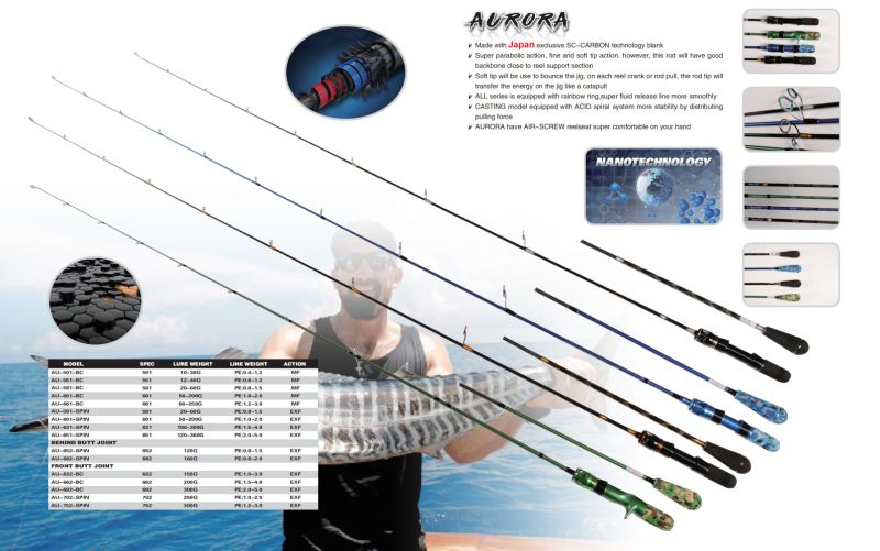 Jigging Rod Trolling Rod Boat Rod Spinning Rod Fishing Rods