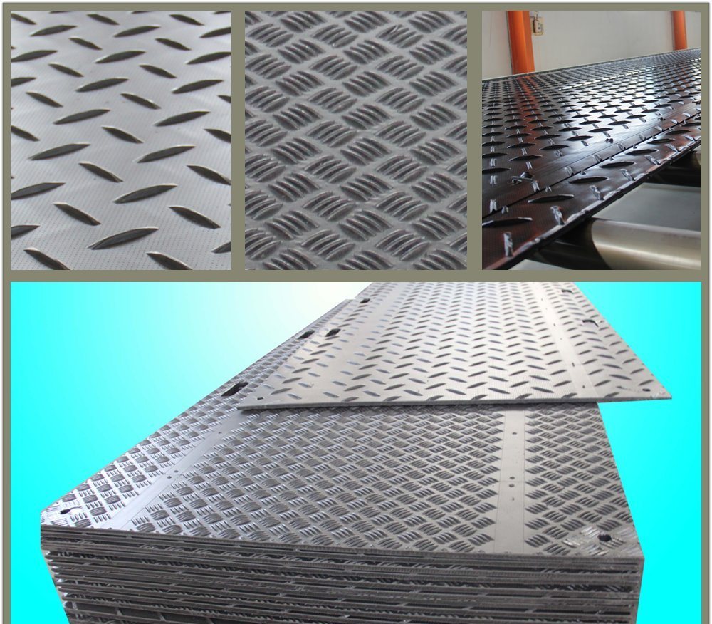 Ground Protection Rig Mats Floor Mat Polyethylene Sheet PE Sheet Rubber Matting