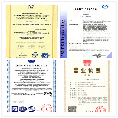 Thin Glass Type Sheet with Ce, ISO SGS Certificate