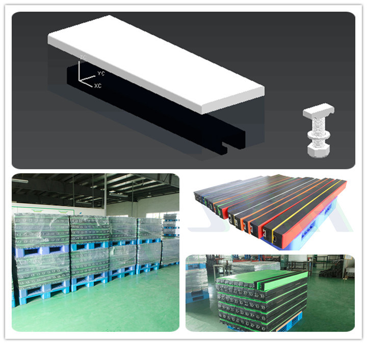 UHMWPE Capped Rubber Conveyor Impact Bar