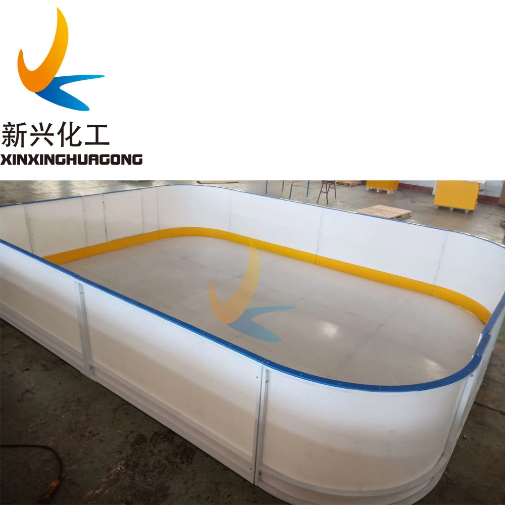 HDPE Panel with Aluminium Frame Dasher Board for Entertainment Arena